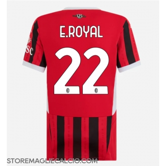 AC Milan Emerson Royal #22 Maglia Gara Casa Repliche 2024-25 Donna Maniche Corte